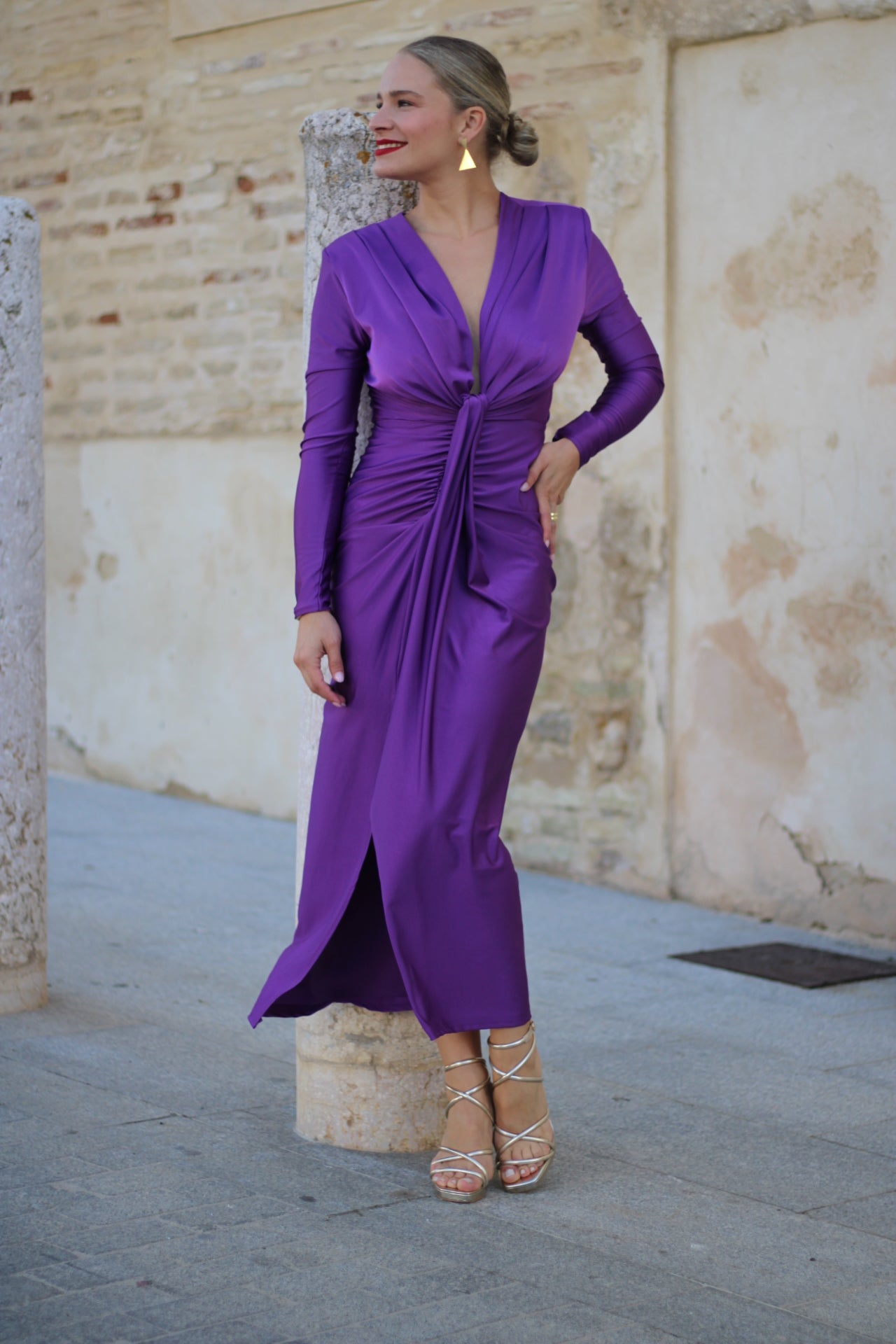 Vestido Lugo Morado