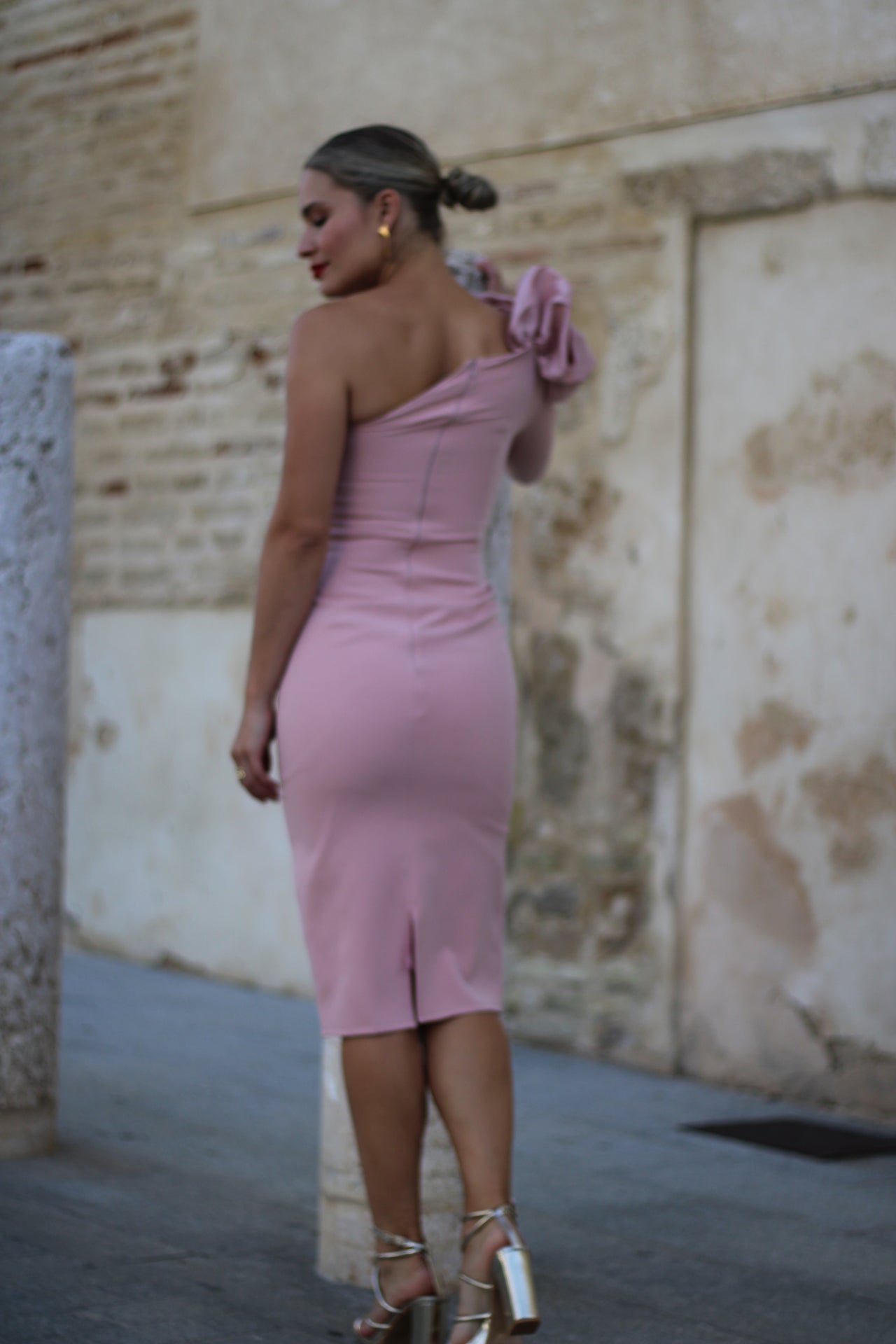 Vestido Camila Rosa Nude