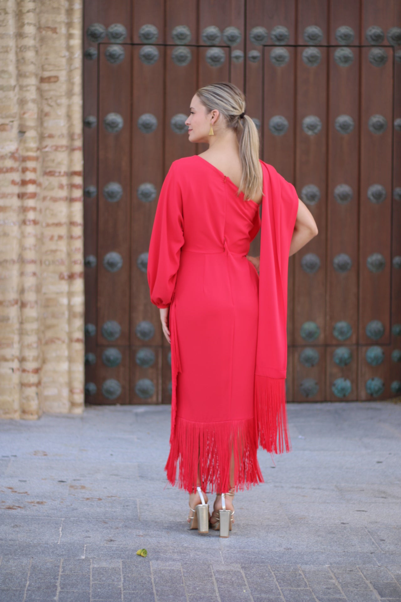 Vestido Rosaleda Rojo