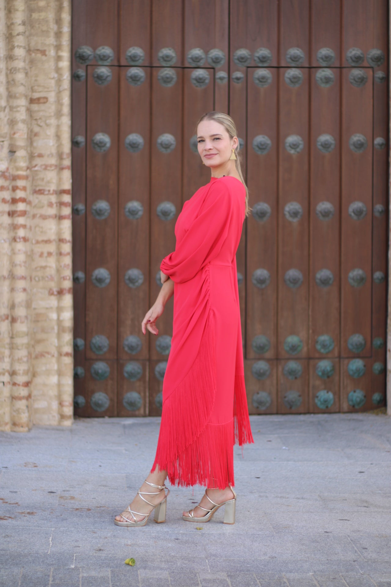 Vestido Rosaleda Rojo